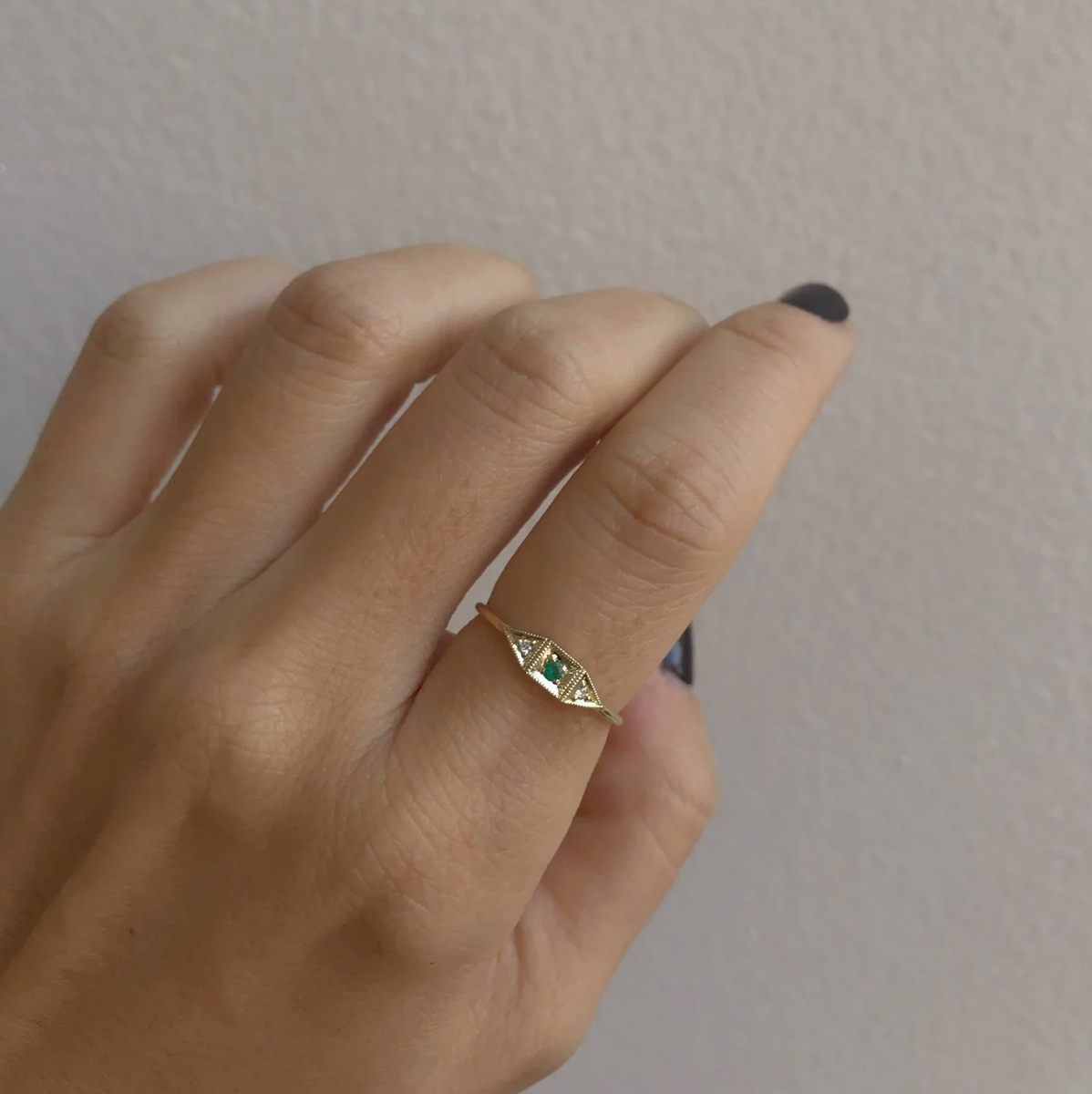 Jennie kwon 2025 emerald ring