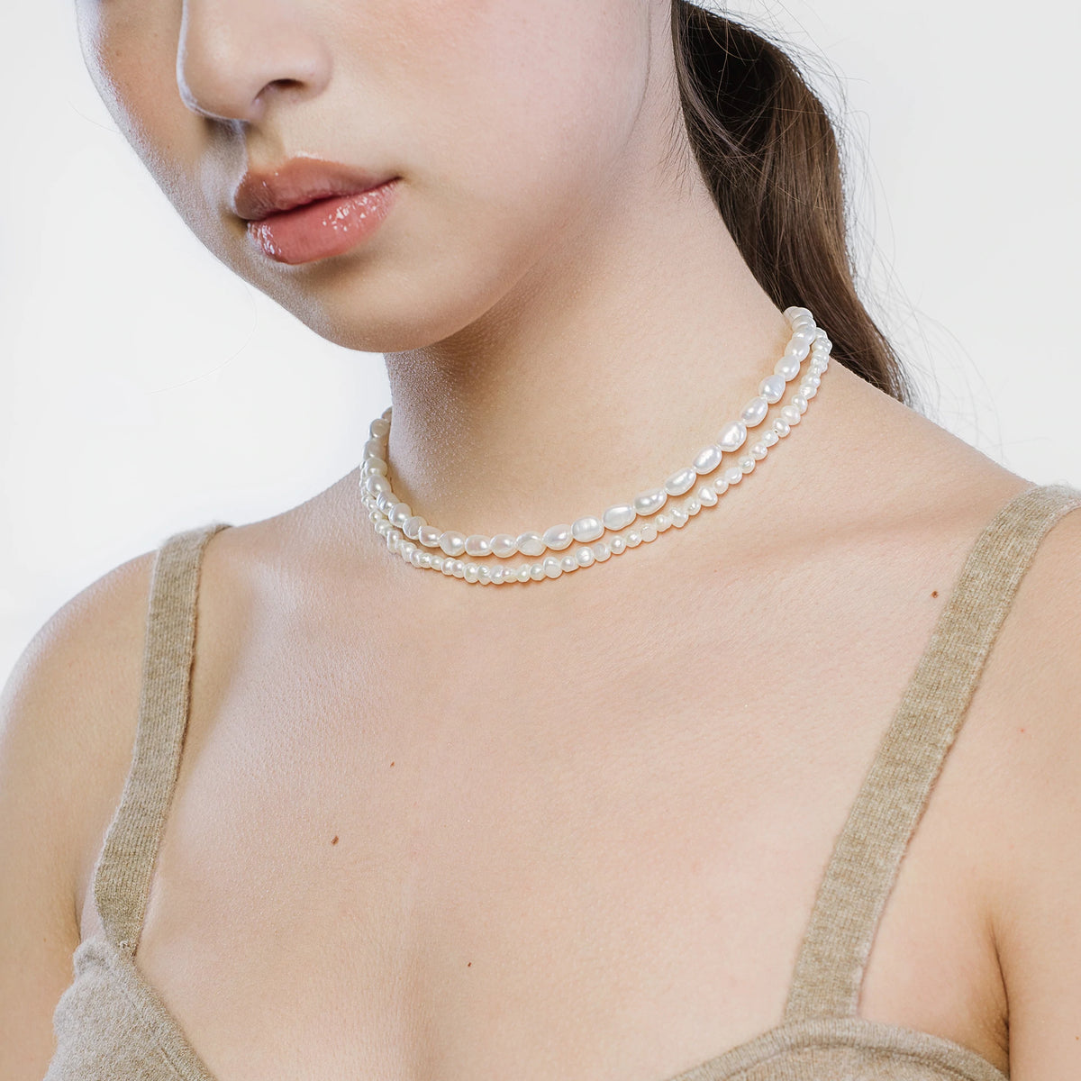 Rice Pearl Necklace