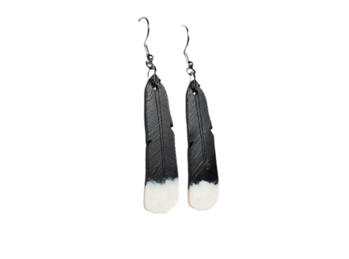 Jacinda feather earrings discount