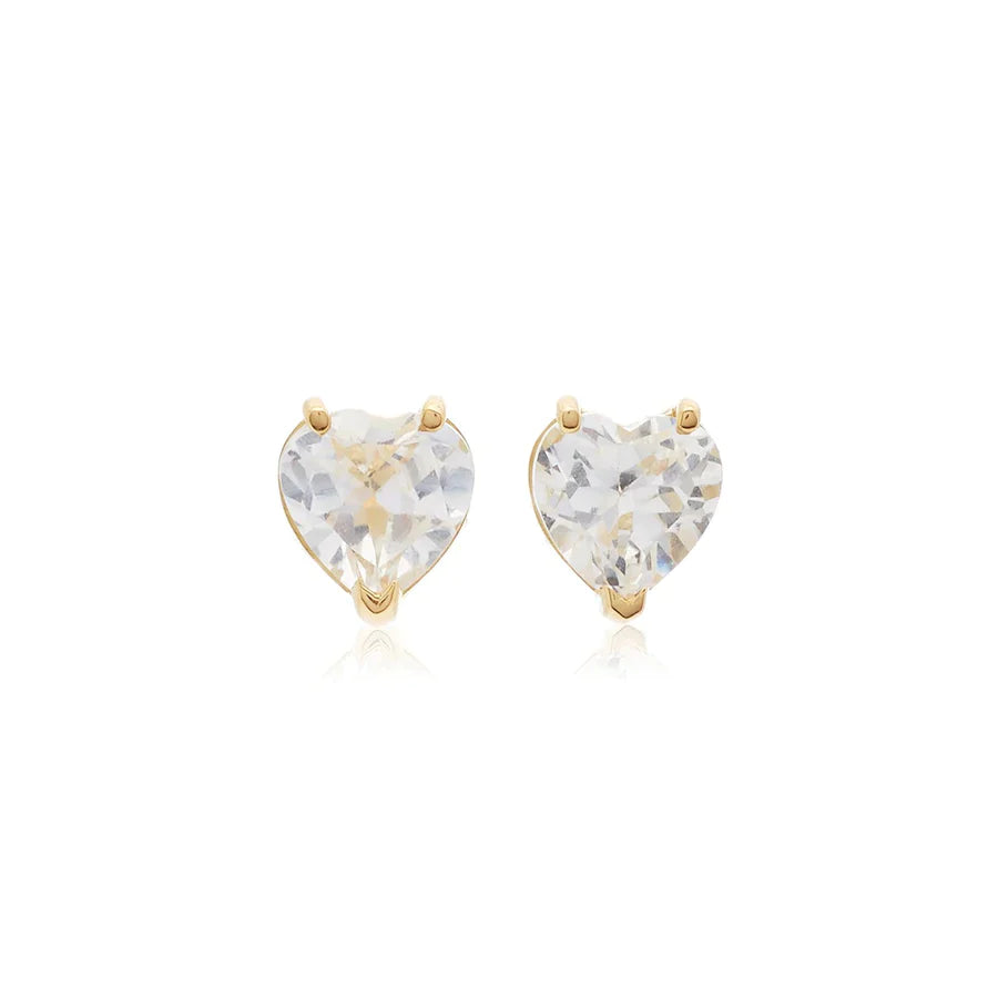 Tinsy tiny heart earrings – TJE