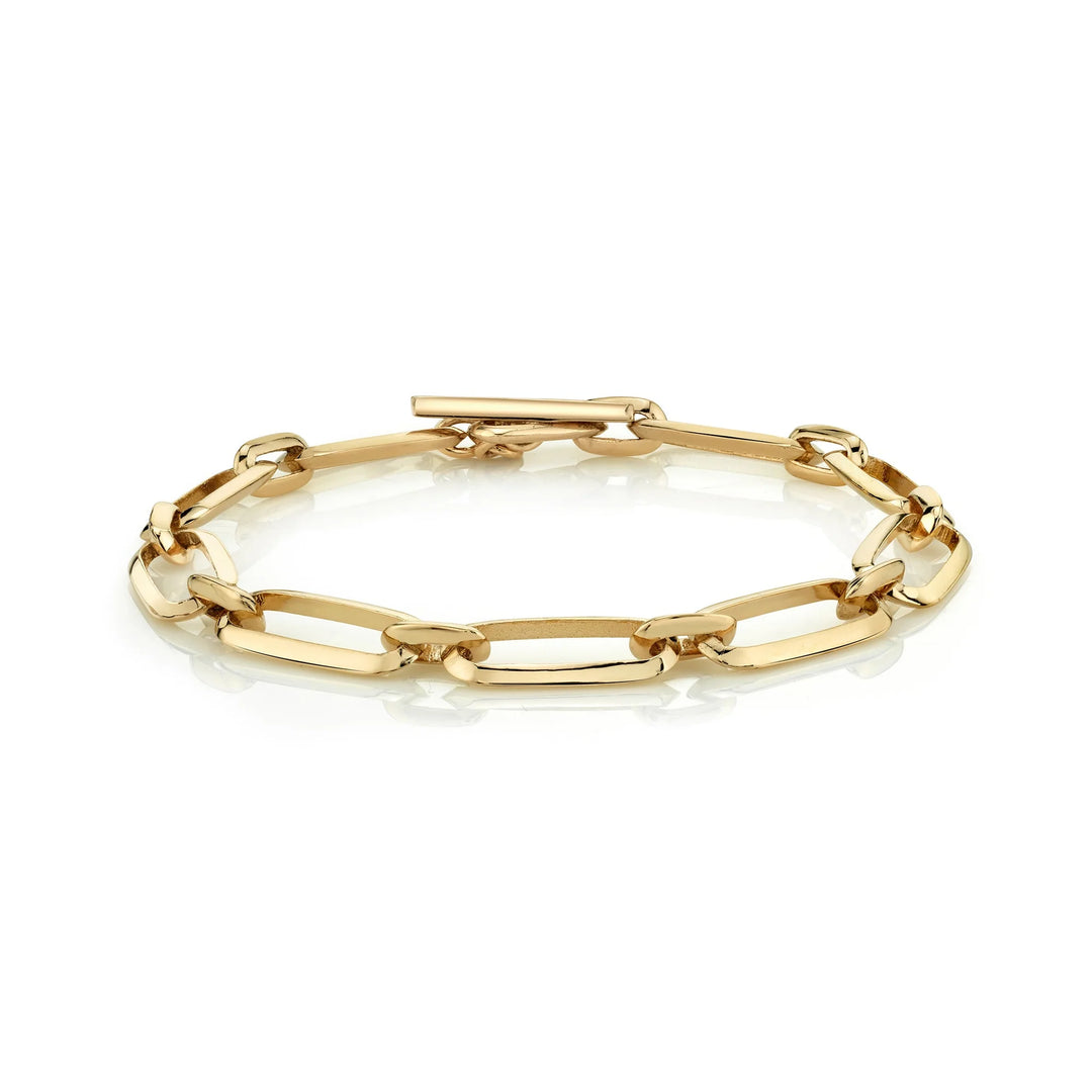 ブレスレット Lizzie Mandler Knife Edge Flat Link Bracelet XL Knife Edge Flat Link Bracelet – TJE