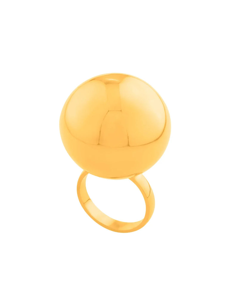 Bubble Ring 22k Gold Plated Bronze – TJE